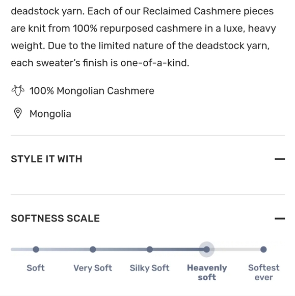 Naadam Marled Reclaimed Cashmere Crewneck Sweater - Picture 3 of 5